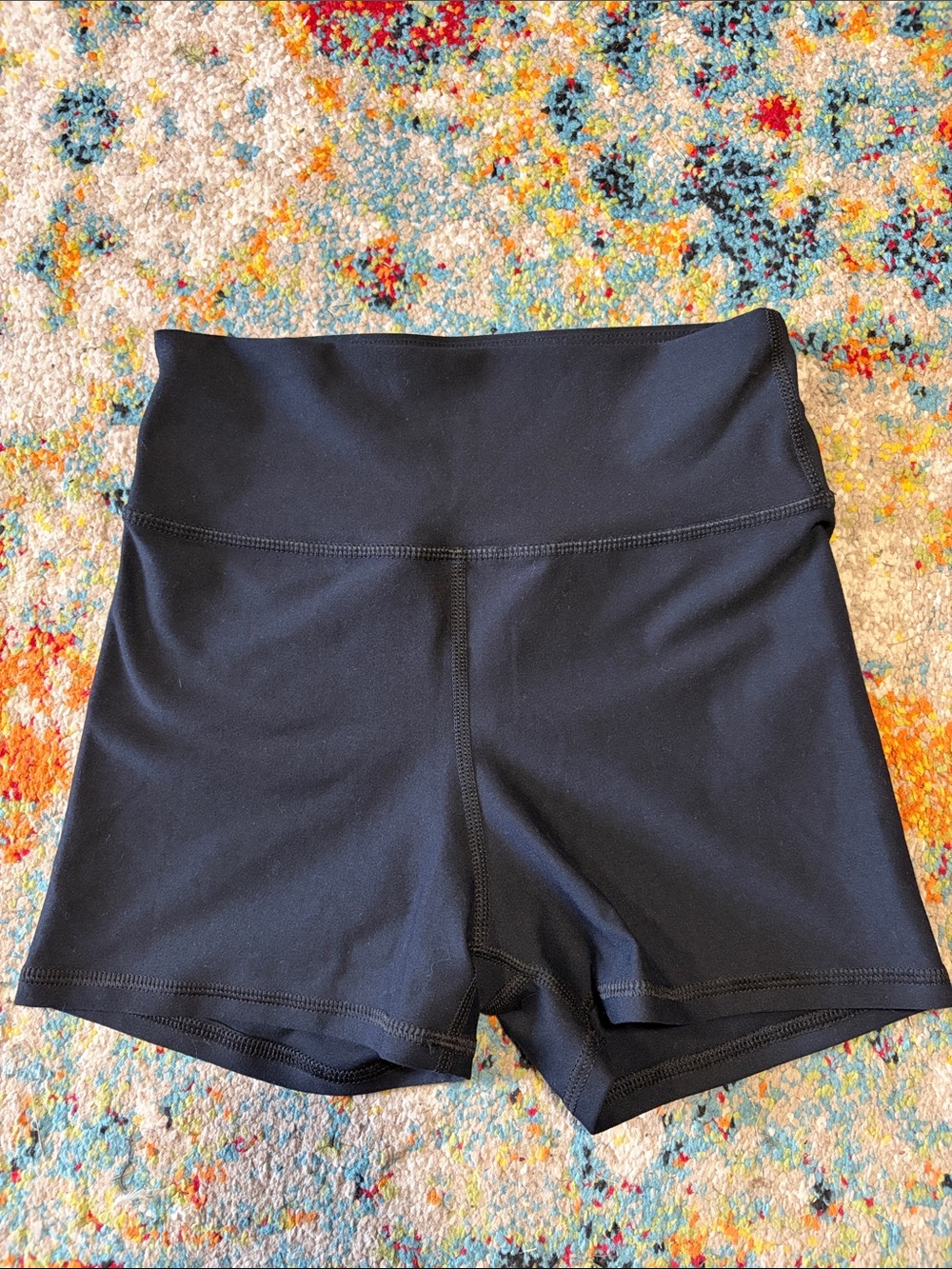BECCA Black High-Rise Bike Shorts
